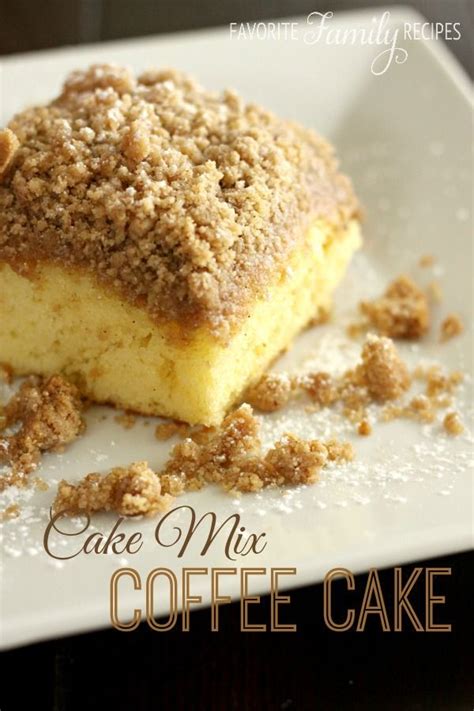 Pineapple upside down cake will never be as light and airy as white cake. Cake Mix Coffee Cake | Recipe | Cinnamon streusel cake ...