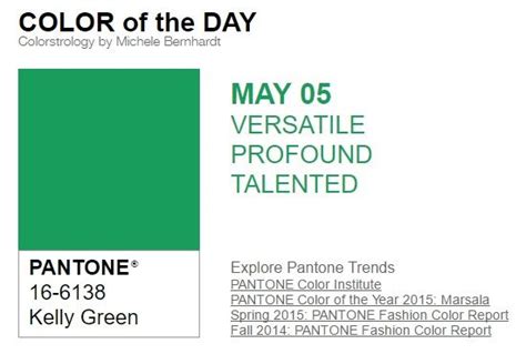 Y El Color De Hoy Es Verde Kelly Un Color Versátil Profundo