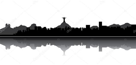 Rio De Janeiro Brazil Skyline — Stock Vector © Compuinfoto 9711446
