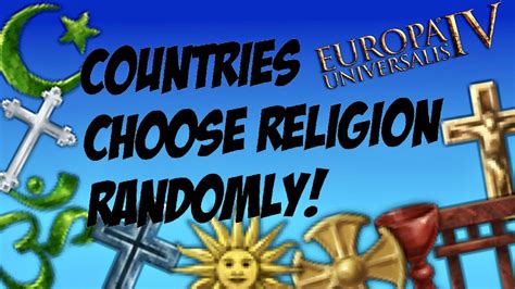 Eu4 Countries Choose Religion Randomly Timelapse Youtube