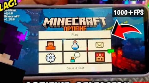 Minecraft Best Mcpe Optifine For Android Minecraft Pe 119 Youtube