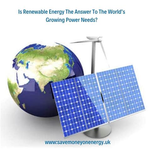 An Image Of A Solar Panel With The Words Is Reevable Energy The Answer