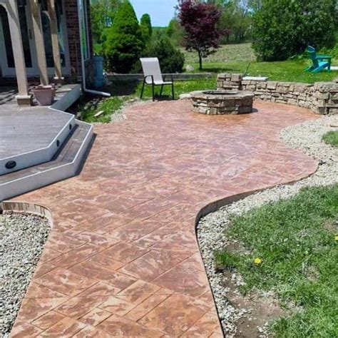 Top 50 Best Stamped Concrete Patio Ideas - Outdoor Space Designs