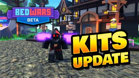 Kits Update In Roblox Bedwars Cletus Barbarian And Builder Youtube