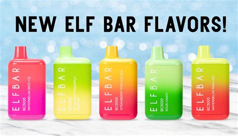 New Elf Bar Bc5000 Flavors Smoketokes