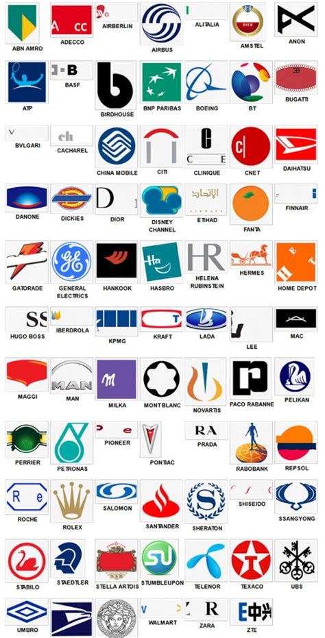 Juego Logo Quiz Logos De Marcas Con Nombres Respuesta