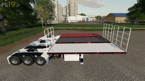 Cimc Flatdeck Trailers Pack V 11 Fs19 Mods Farming Simulator 19 Mods