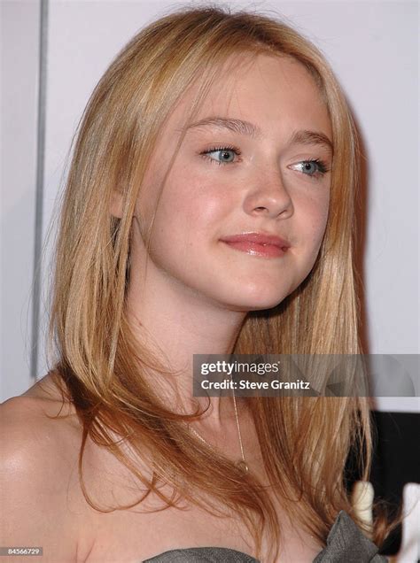 dakota fanning arrives at the los angeles premiere of push at the news photo getty images