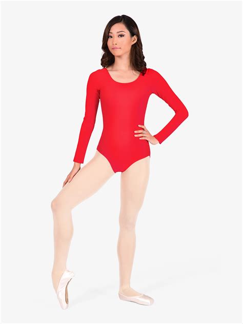 Womens Long Sleeve Dance Leotard Long Sleeves Theatricals D5103