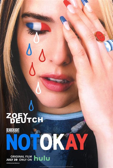 zoey deutch is a big faker in full trailer for not okay dark comedy