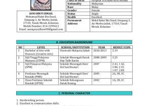 Microsoft resume templates give you the edge you need to land the perfect job free and premium resume templates and cover letter examples give you the ability to shine in any application process and relieve you of the stress of building a resume or cover letter. Contoh Resume Student Uitm Contoh Surat Rasmi Drop Subjek ...