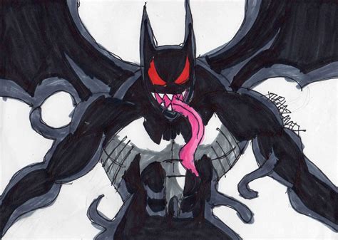 Symbiote Batman By Chahlesxavier On Deviantart