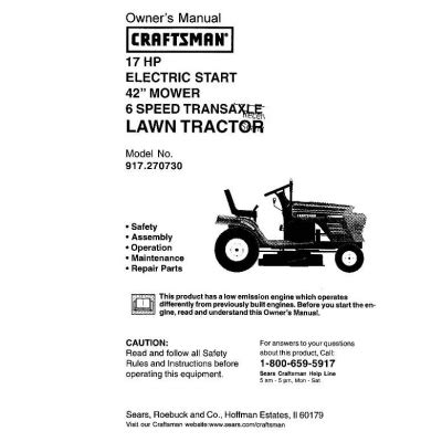 Sears Lawn Mower User Manual