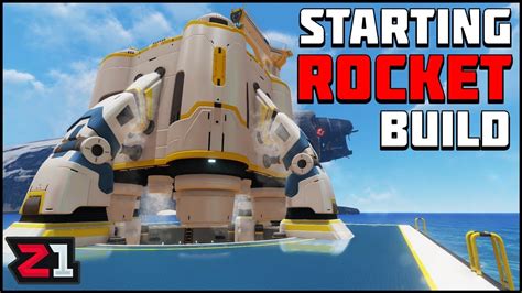 Neptune Rocket Blueprints And Starting Build Subnautica Gameplay Ep