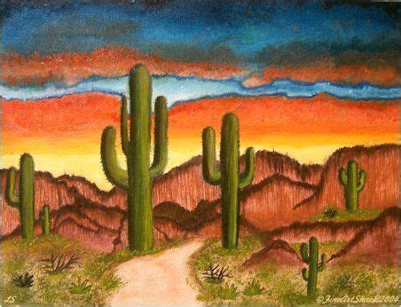 It is a simple drawing and colouring tutorial. Southwest Art | ... Southwest Scene (Sold) - by Lar ...