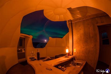 watch the aurora from a cozy bed at these unbelievable igloos in alaska northern lights igloo