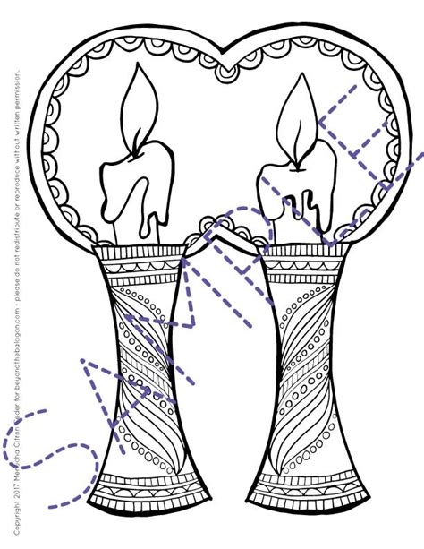 Shabbat Coloring Pages At Free