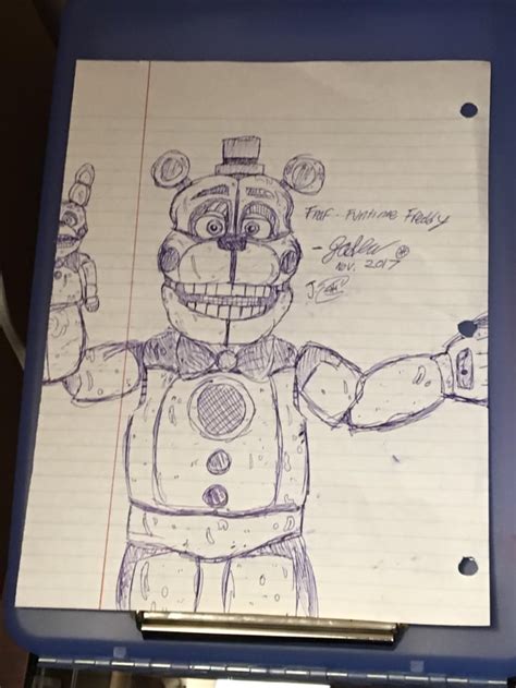 Funtime Freddy Drawing Made Back In November I Think It Was Good