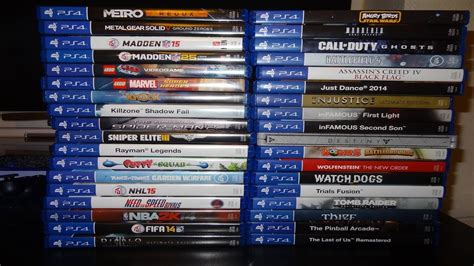 Ps4 Games Collection November 2017 60 Games Youtube