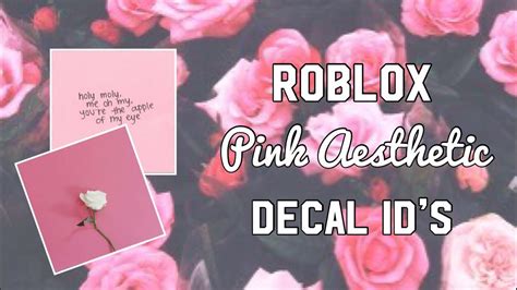 Customize your avatar with the pink aesthetic pink aesthetic and millions of other items. Roblox Pink Aesthetic Decal ID's - YouTube
