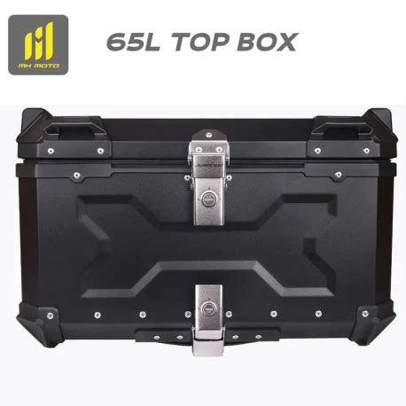 Mh Aluminium L Black Top Box