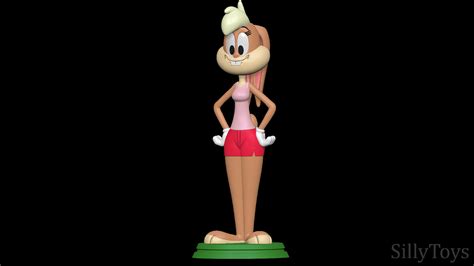 artstation lola bunny looney tunes 3d print model