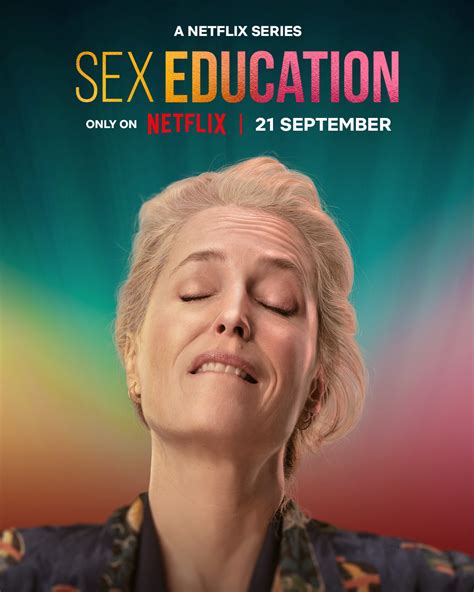 “sex Education” Season 4 Character Posters Gillian Anderson Ada Butterfield Emma Mackey And More