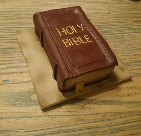 Holy Bible Decorated Cake By Nefcakedeco Cakesdecor