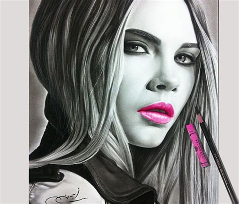 Portrait Drawing Of Victoria Beckham By Ayman Art Pencil Portrait