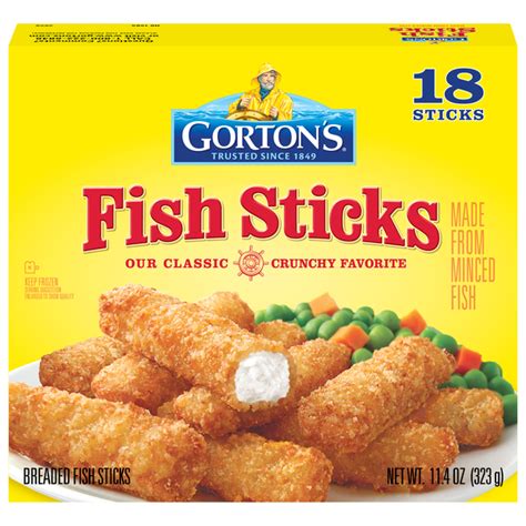 Save On Gortons Breaded Classic Fish Sticks 18 Ct Frozen Order