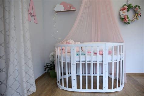 Like all big parenting decisions, after turning to my husband, i turned to instagram for yall's advice. Round toddler bed transformer 6 in 1 Cribs bed Crables for ...