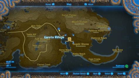 Breath Of The Wild Map Locations World Map Atlas
