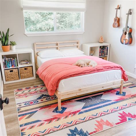 Cozy Minimalist Teens Bedroom A Bohemian Remodel On A Budget Sage
