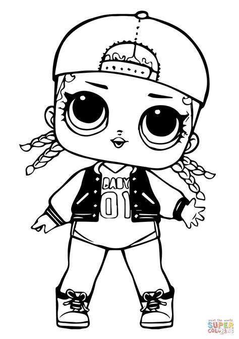 Lol Doll Mc Swag Coloring Page Free Printable Coloring Pages Lol
