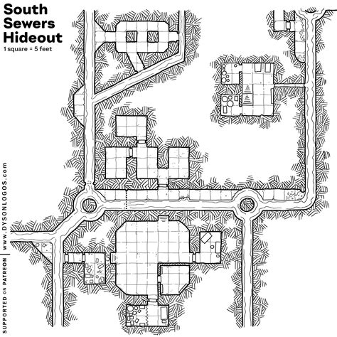 Expanding The Sewer Maps From Dragon Heist The South Sewers Hideout