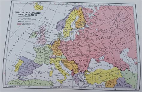 Origins of the cold war europe after world war ii 1945 1949. Map of Europe Following World War II 3120x2038 : MapPorn