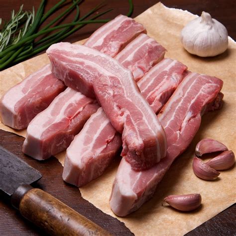 Pork Belly Strips Above And Beyond Meats