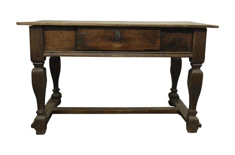 Antique Wood Desk With Lock And Hidden Drawers Chairish