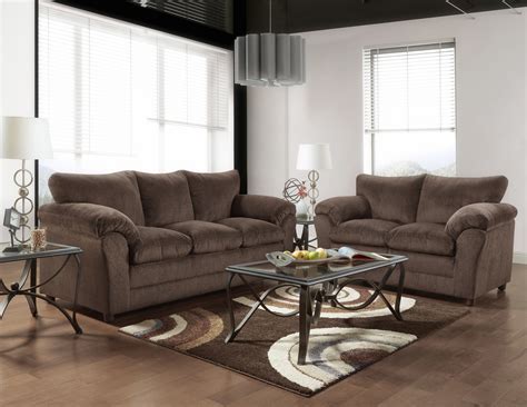 Kennedy Chocolate Sofa & Loveseat