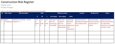 When using a risk register template excel, the first thing to do is to think about the risks so you can identify them. Business Risk Assessment Template Excel : Free Risk Register Templates Smartsheet - That is why ...