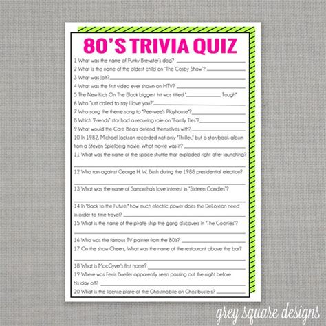2000 Tv Trivia Questions And Answers Printable Challenge Your