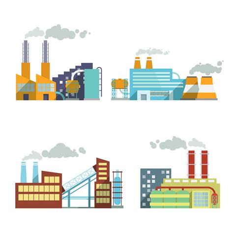 Building Industry Icons Set 435749 Vector Art At Vecteezy