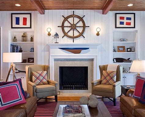 Pin By Chad Flickinger On Nautical Nautical Decor Living Room