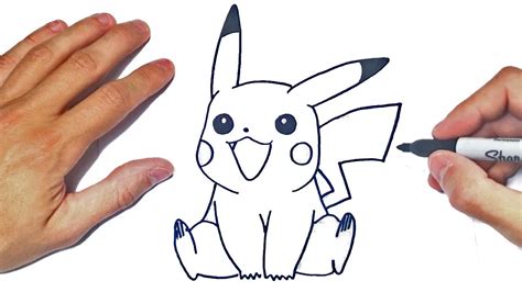 How To Draw Pikachu Step By Step Pikachu Drawing