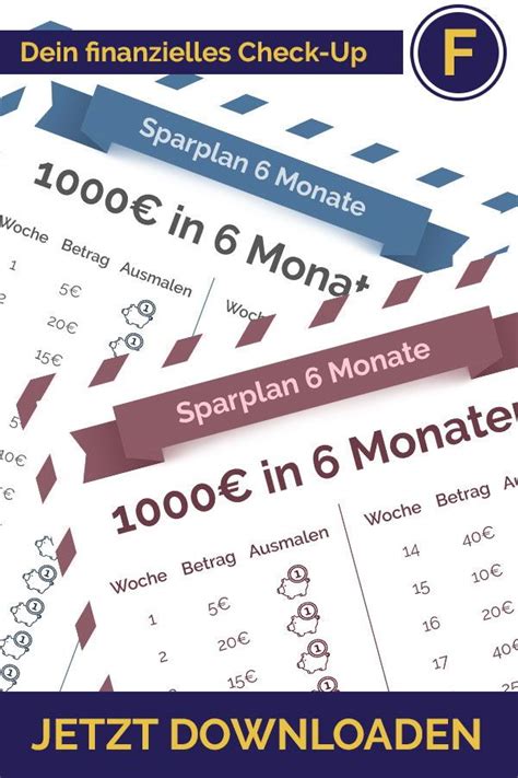 Planer tipps tipps zum geld sparen geld schnell planer ideen budgetierung suche einfach möglichkeiten. Sparplan für 6 Monate | Tipps zum geld sparen, Sparen ...