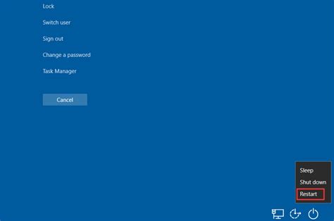 How To Reboot Windows 10