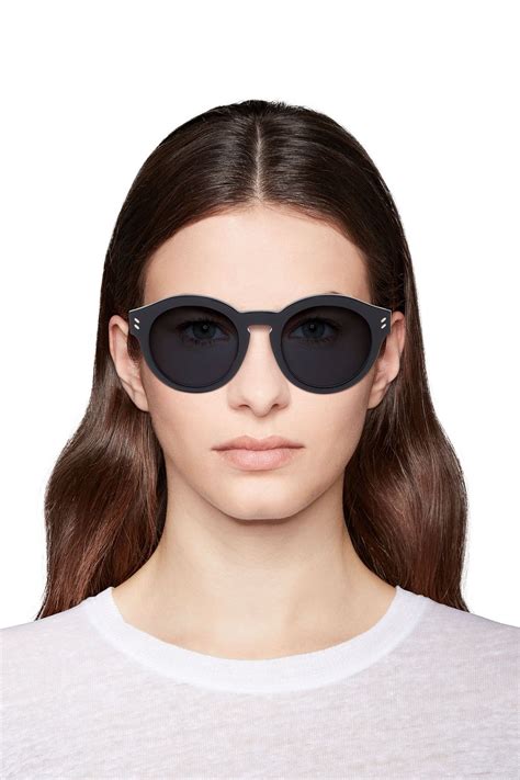 Stella Mccartney Round Frame Acetate Sunglasses The Outnet