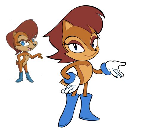 Sally Acorn Redesign By Chriscrosscrunch On Newgrounds