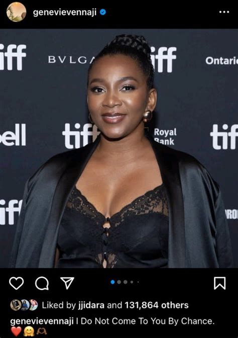 genevieve nnaji stirs reactions from celebrities as she bounces back to instagram with stunning