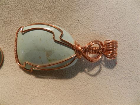 Turquoise Very Unique Natural Light Green Copper Wire Etsy Uk